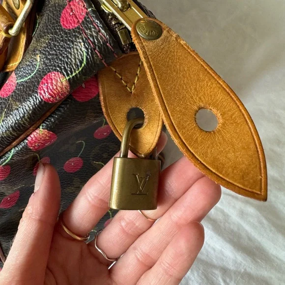 Louis Vuitton Vintage Cerises Cherry Speedy 25 - Picture 2 of 9